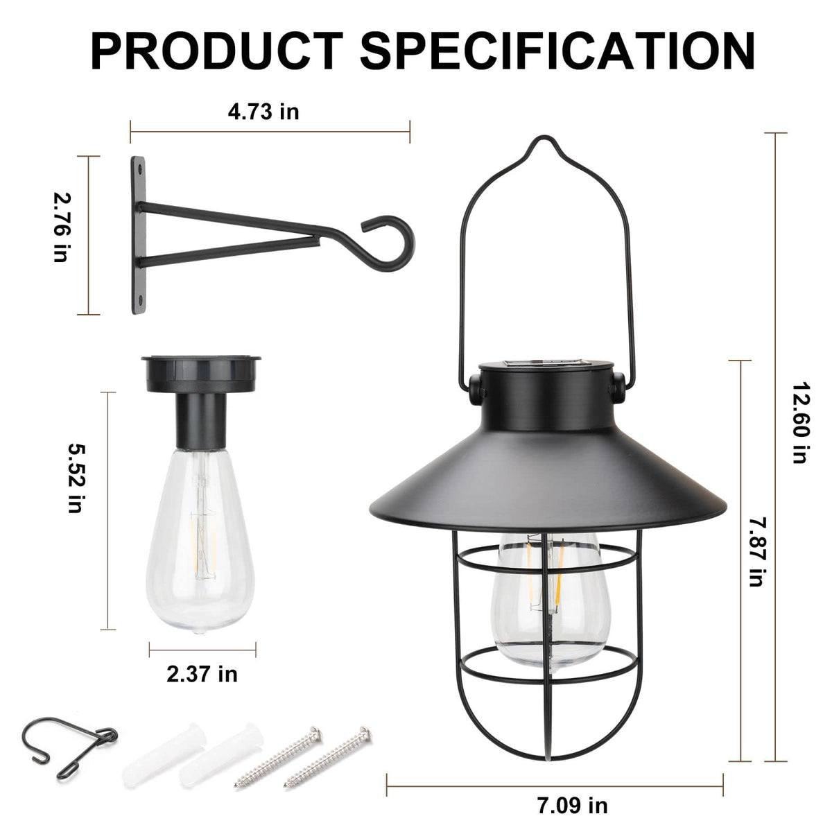 Pearlstar lantern with waterproof design withstands weather