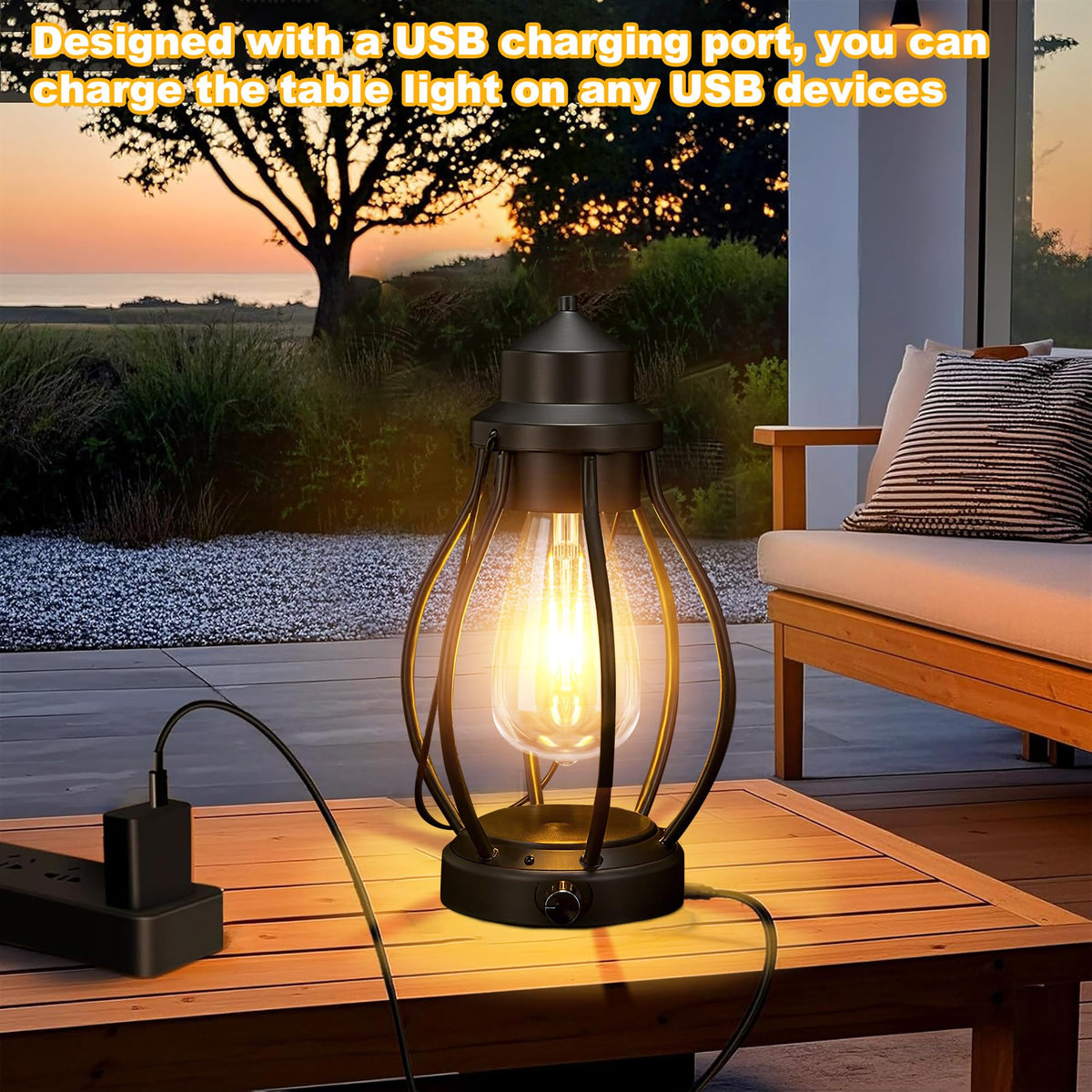 Pearlstar waterproof lantern withstands rain for garden paths and porch lighting.