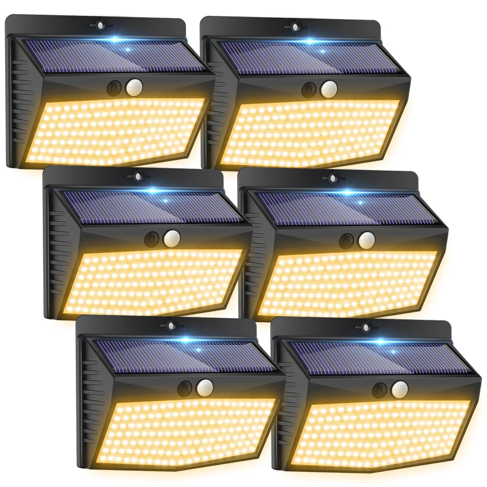 Peasur 138 LED outdoor motion light with wide-angle coverage for expansive night illumination.
