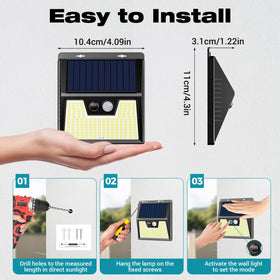Peasur 3 modes security light adapt to ambient and motion-activated lighting