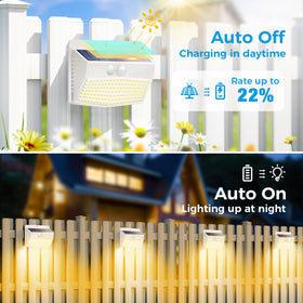 Peasur warm-white solar light provides cozy deck illumination for evenings outdoors.