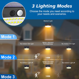 Peasur three-sided lighting design increases yard visibility around corners and pathways.