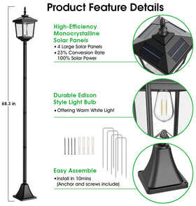 PEATOP dusk-to-dawn sensor automatically lights pathways after dark