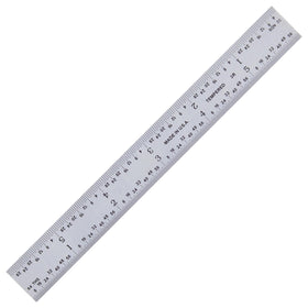 PEC Tools 6 inch machinist ruler with satin chrome finish for precise measurements