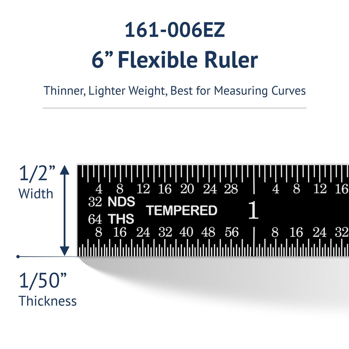 PEC Tools flexible stainless steel construction bends to curved surfaces without snagging.