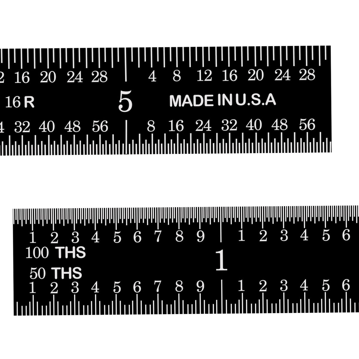 PEC Tools stainless steel 12-inch ruler featuring durable construction for long-lasting projects.