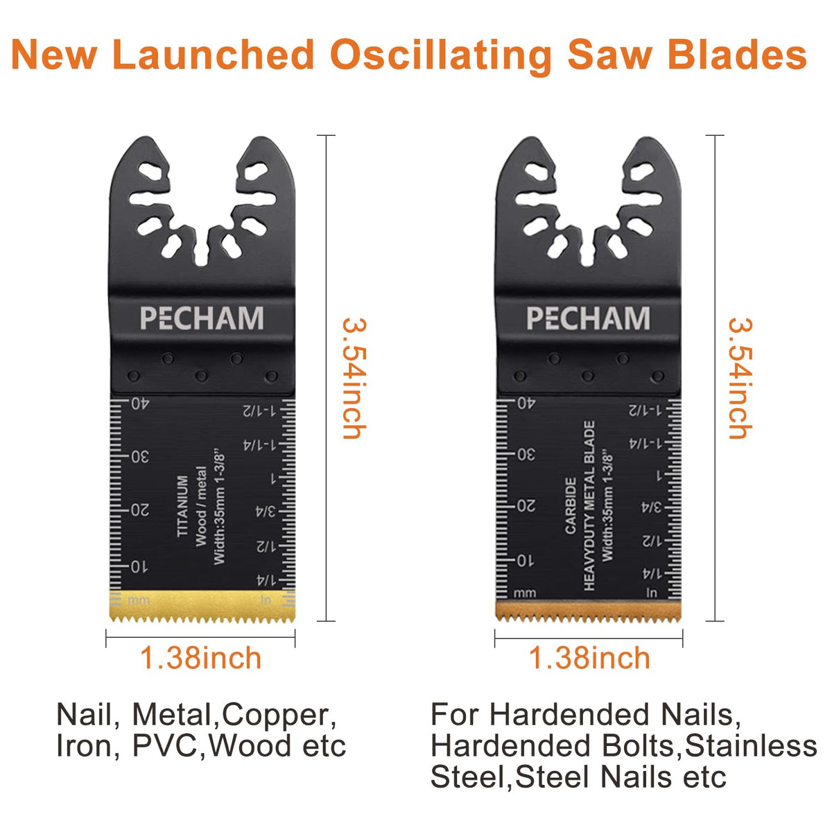 PECHAM branch and wood cutting blade handles branches and framing with ease