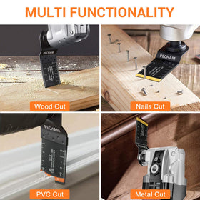 PECHAM oscillating blades kit compatible with multiple tools.