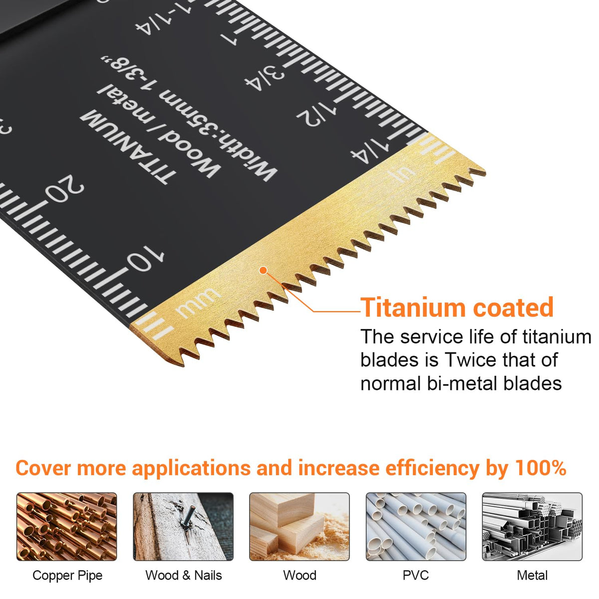 PECHAM universal interface fits most oscillating tools for easy blade upgrades