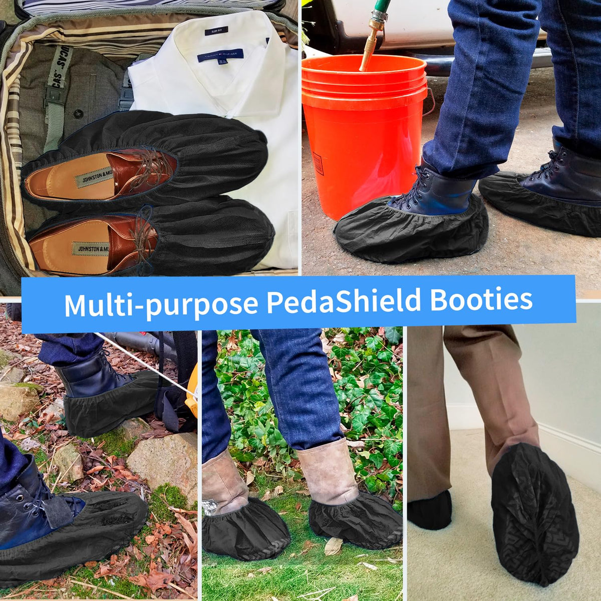 PedaShield size range fits women’s 5 to men’s 13 for versatile coverage.