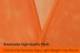 PeerBasics safety vest unisex fit demonstrates versatile wear for everyone.