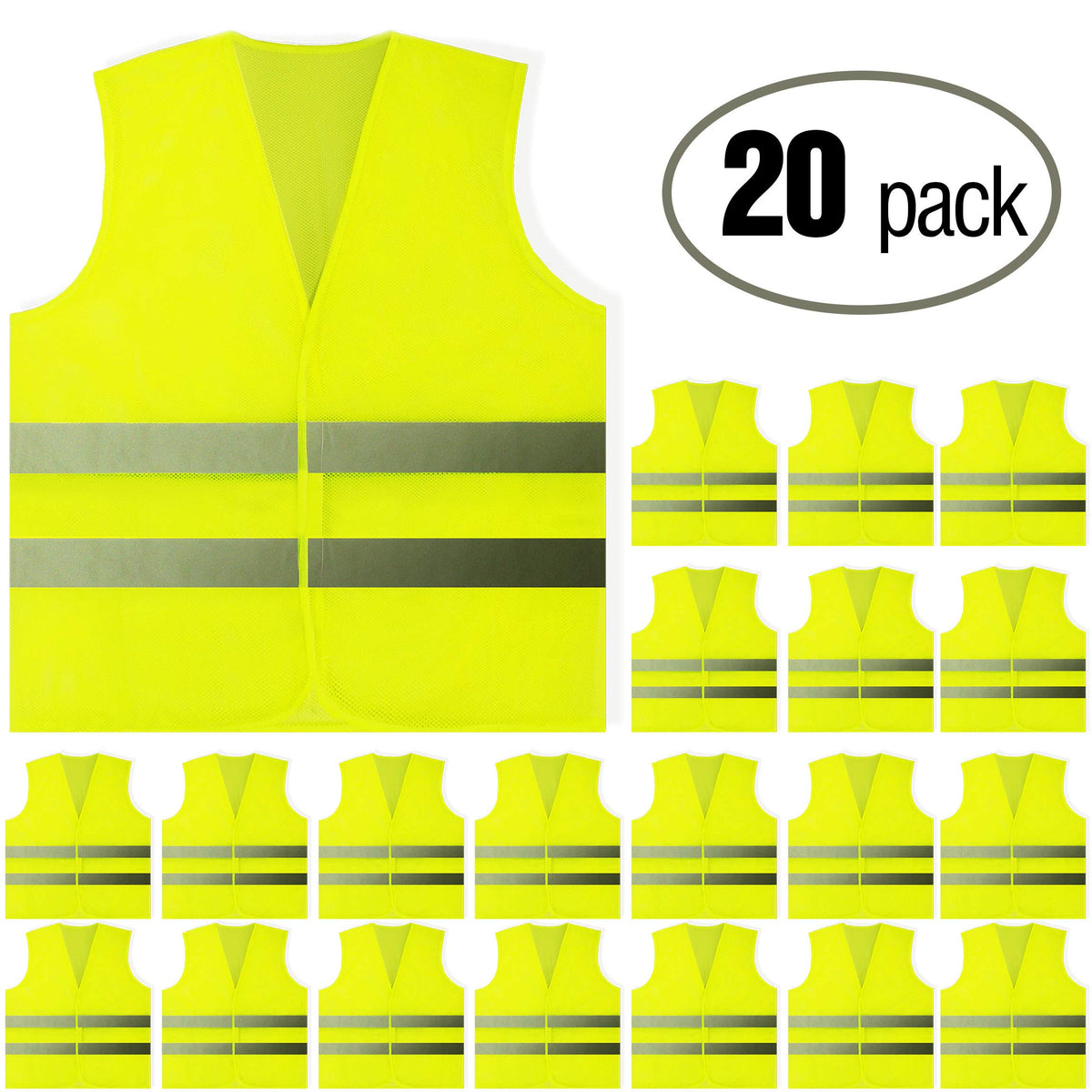 PeerBasics vest suitable for work, cycling, running, and construction tasks.