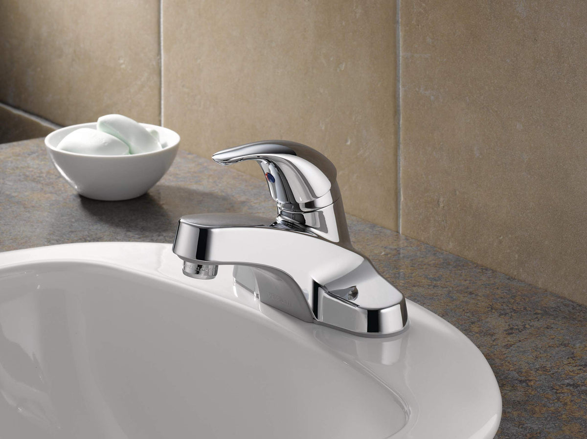 Peerless P131LF water-flow view demonstrates efficient WaterSense performance.