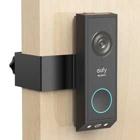 PEF anti-theft doorbell mount for E340 in stainless steel, secure renters-friendly mounting.