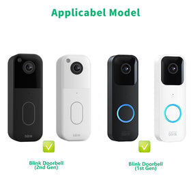PEF Blink Doorbell Mount full-wrap design deters tampering while preserving access to features