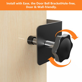 PEF silicone-protected padding prevents scratches on your door frame.