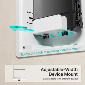 PEGZONE Apple TV compatibility with streamlined integration behind the TV