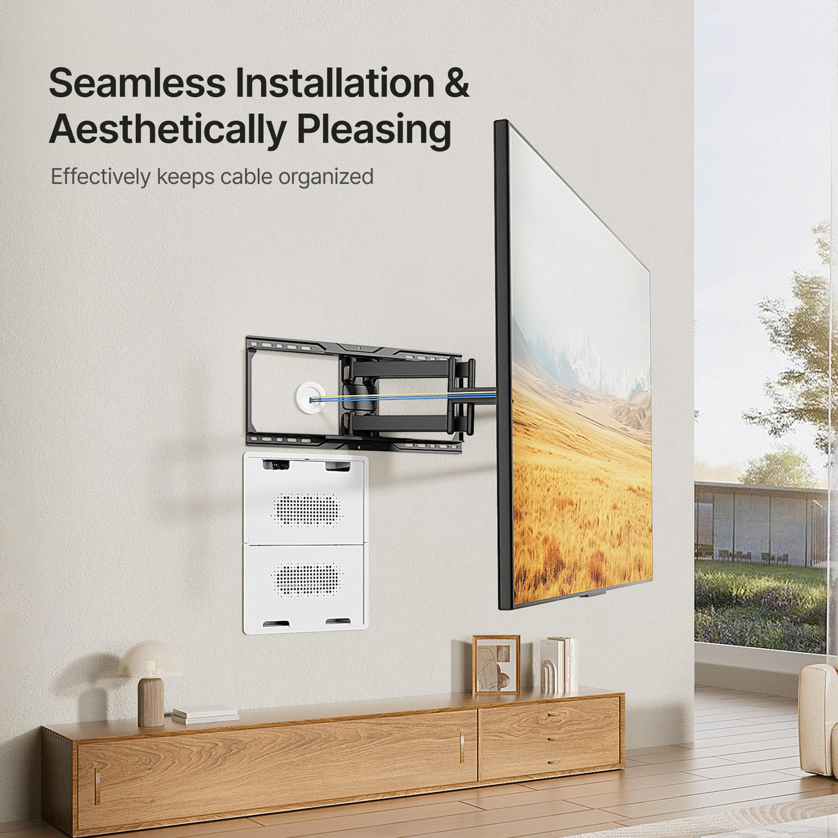 PEGZONE split cover enables quick access without sacrificing a low-profile look