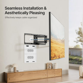 PEGZONE split cover enables quick access without sacrificing a low-profile look