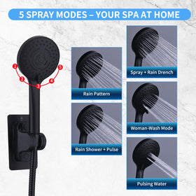 Peicuai Plus handheld 5-mode shower for versatile spray options