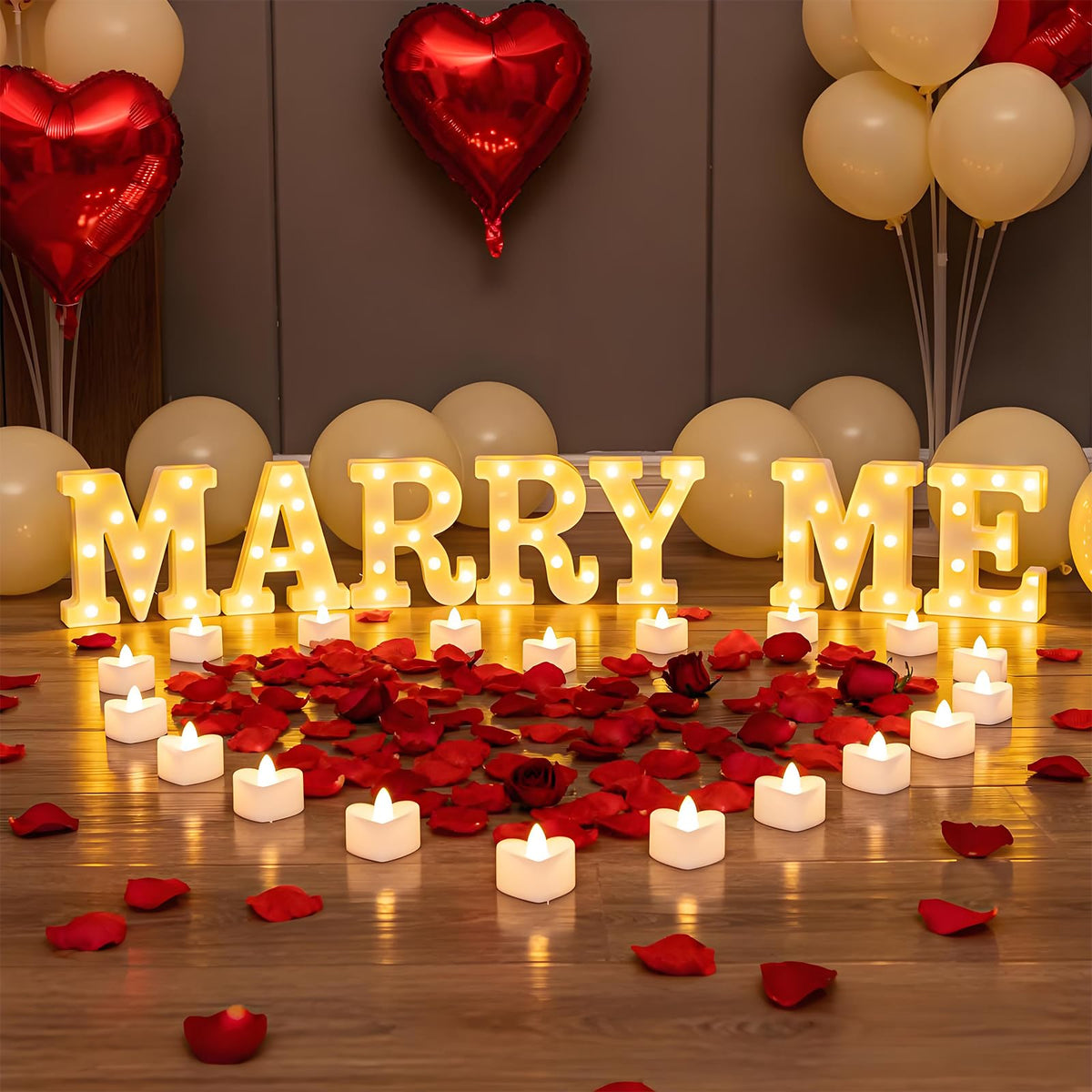 Peledic aluminum film balloons add shimmer and height to decor.