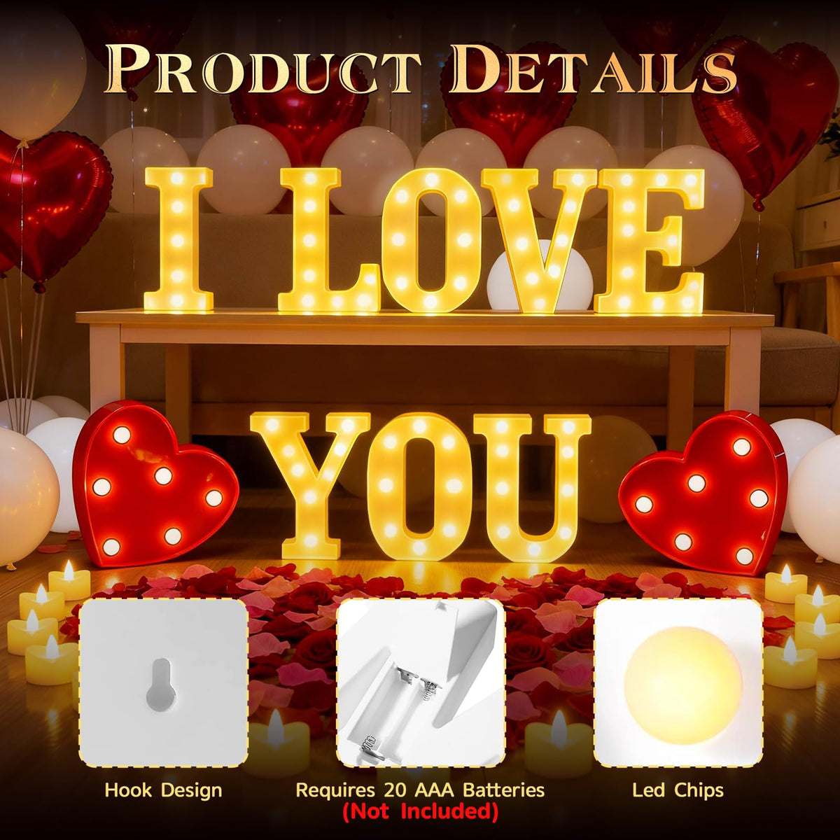 Peledic LED candle lights add warm ambience to any venue
