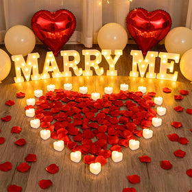 Peledic proposal setup creates a ready-to-photograph moment.