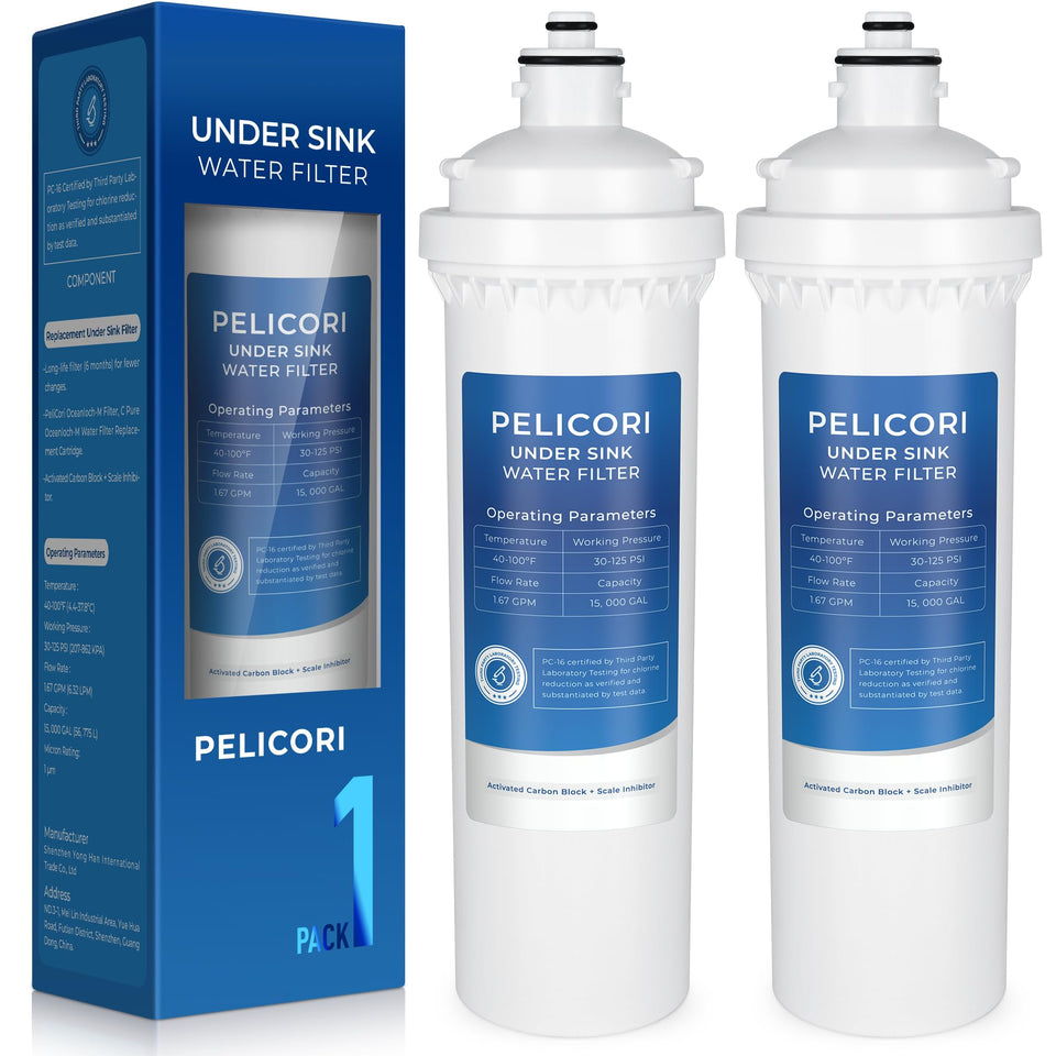 PeliCori Oceanloch-m filter replacement reduces sediment to 1 micron for cleaner water