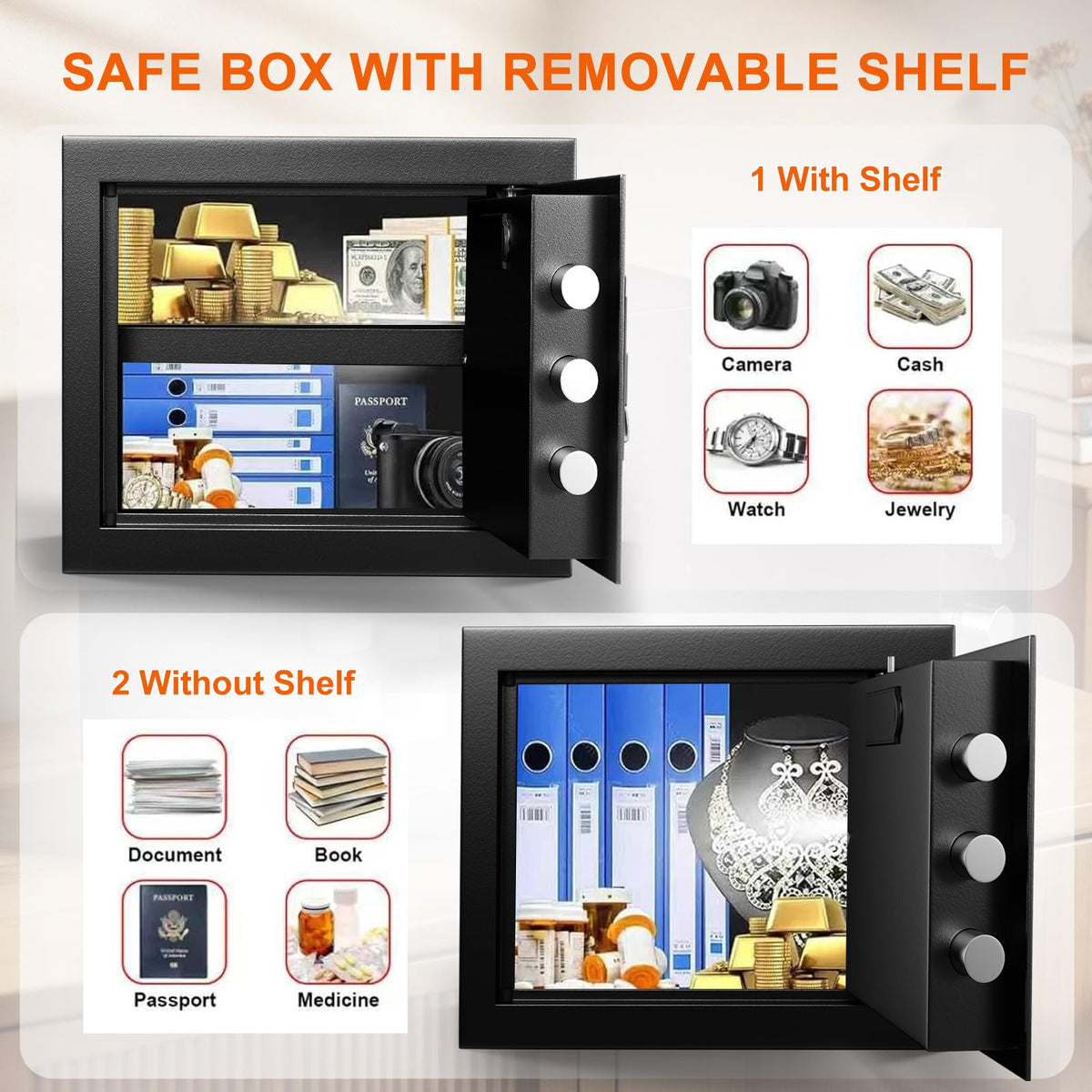 Pelinix safe anti-pry bolts deter forced entry