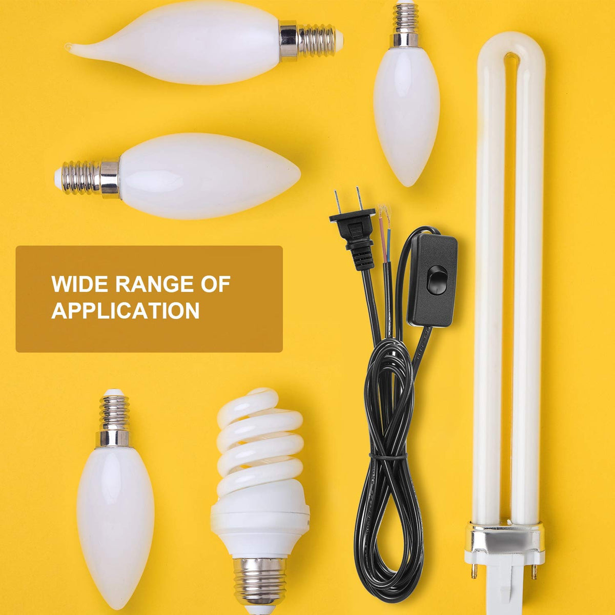 Pelopy 110-220V 50W rating supports versatile household lamps.
