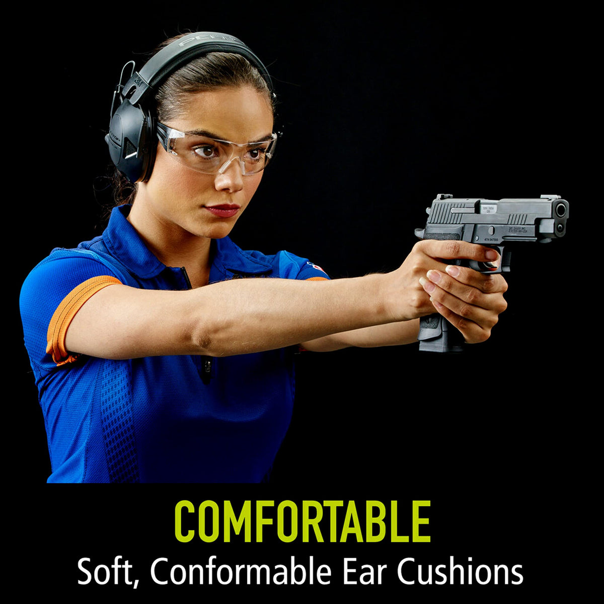 Peltor Sport Tactical 100 ideal for indoor and outdoor shooting environments.