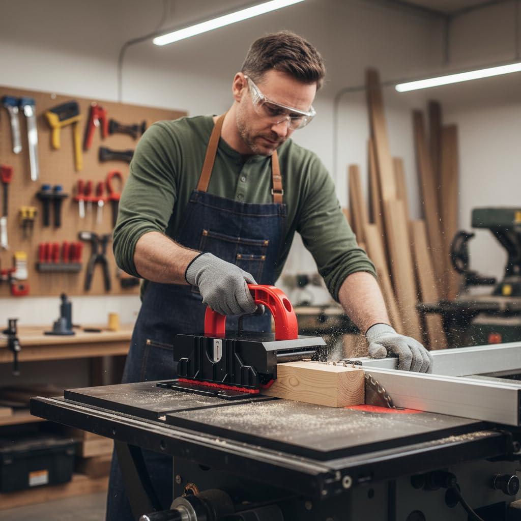 PEMEDOR push block made of durable materials stands up to frequent woodworking.