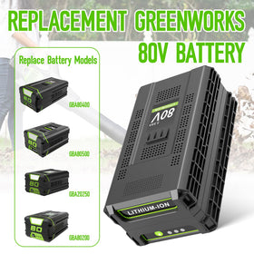 PENGJBATTER 80V battery LED indicator shows remaining charge at a glance.
