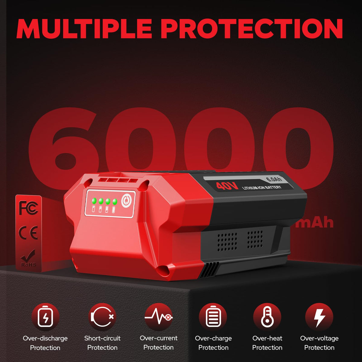 PENGJBATTER easy installation and removal for SKIL 40V tools