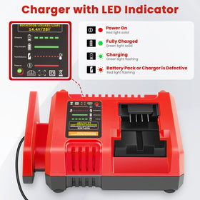 PENGJBATTER L2AFC includes the replacement charger unit.