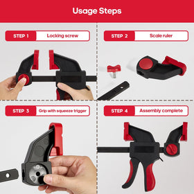 PENGZHAN clamp head protection safeguards surfaces during tightening