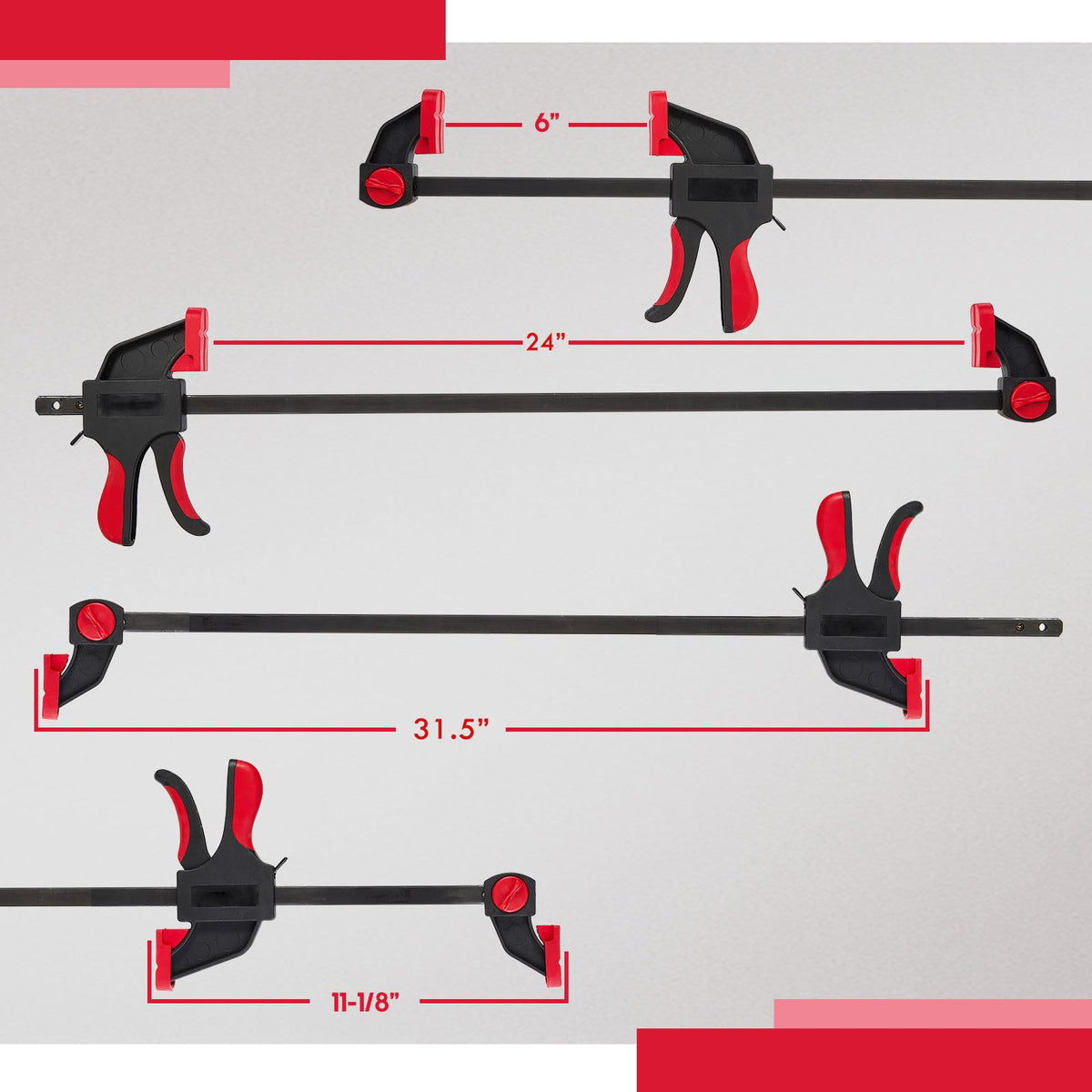 PENGZHAN quick-release bar clamp enabling one-handed setup during cabinetry tasks