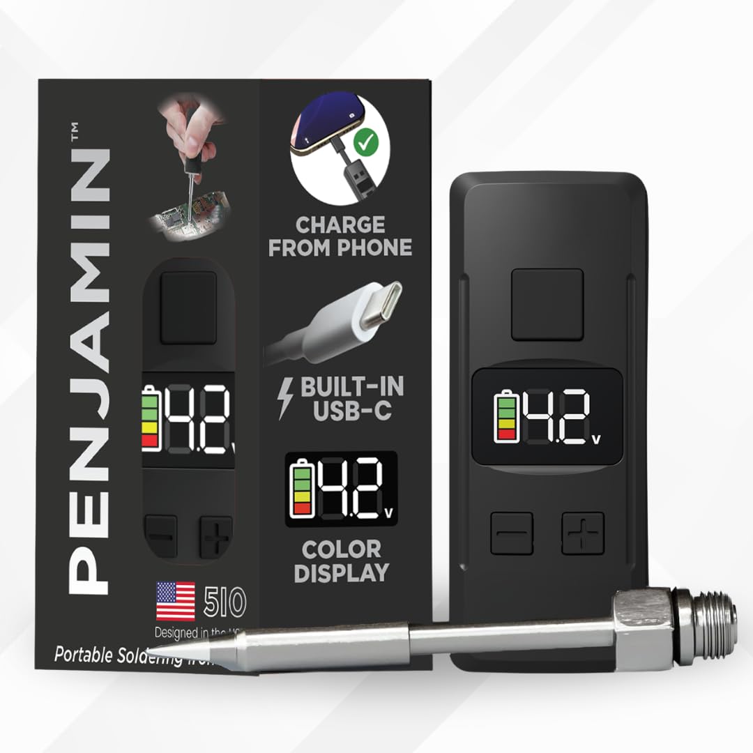 Penjamin rechargeable internal battery powers cordless quick repairs.