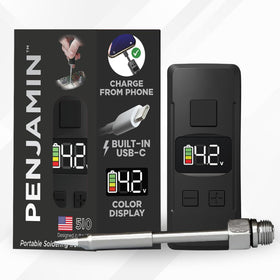 Penjamin rechargeable internal battery powers cordless quick repairs.