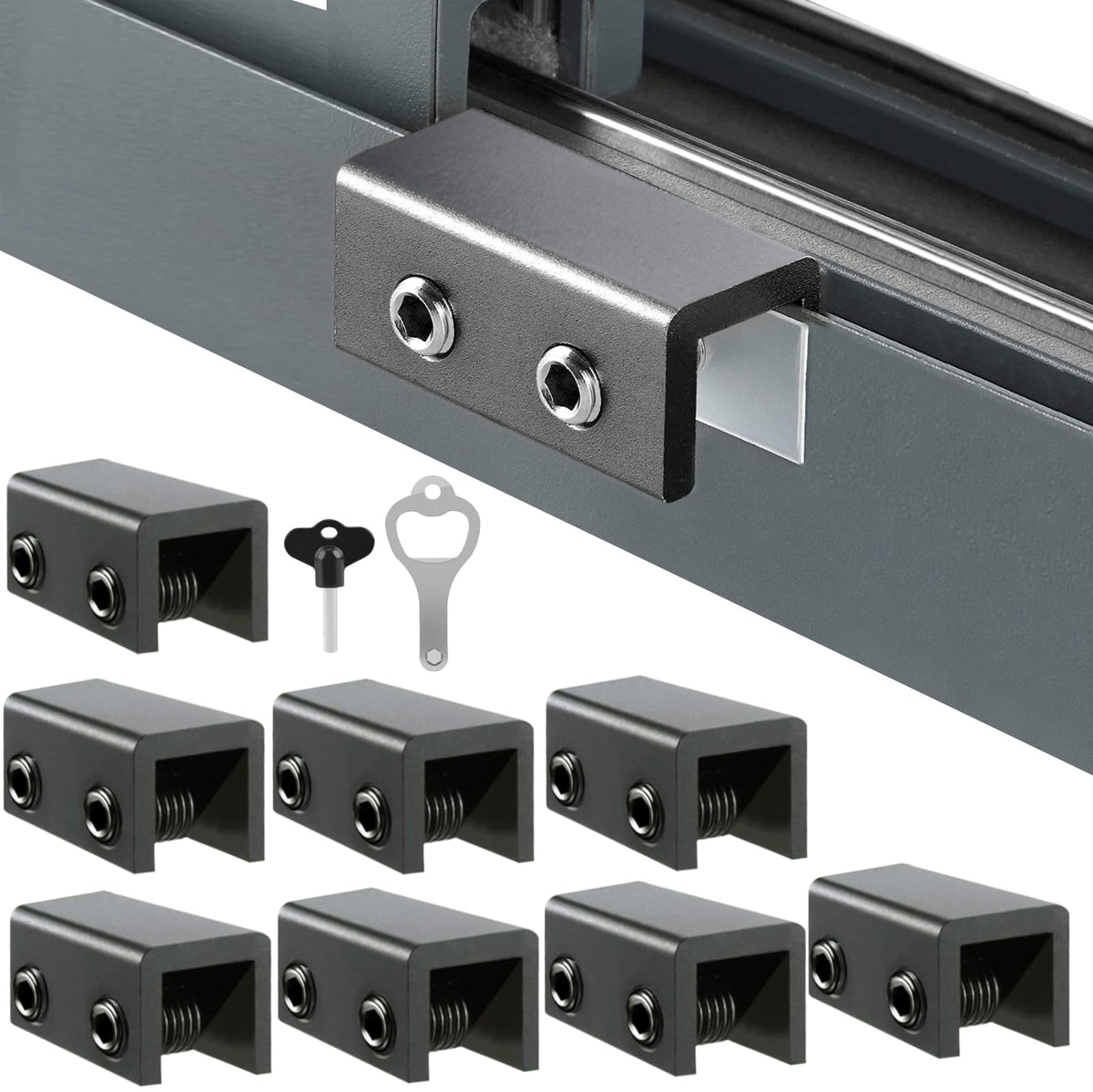 Penmama sliding window locks kit enhances home security with quick, tool-free installation.