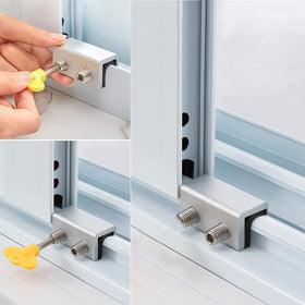 PENMAMA window locks in use provide ventilation with controlled openings.