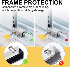 PENMAMA locks securing a sliding patio door for reliable security.
