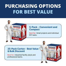 PENTAGON SAFETY EQUIPMENT 5-pack appropriate for both men and women