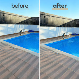 PentaUSA layerable grout supports deep gaps with multiple thin coats.