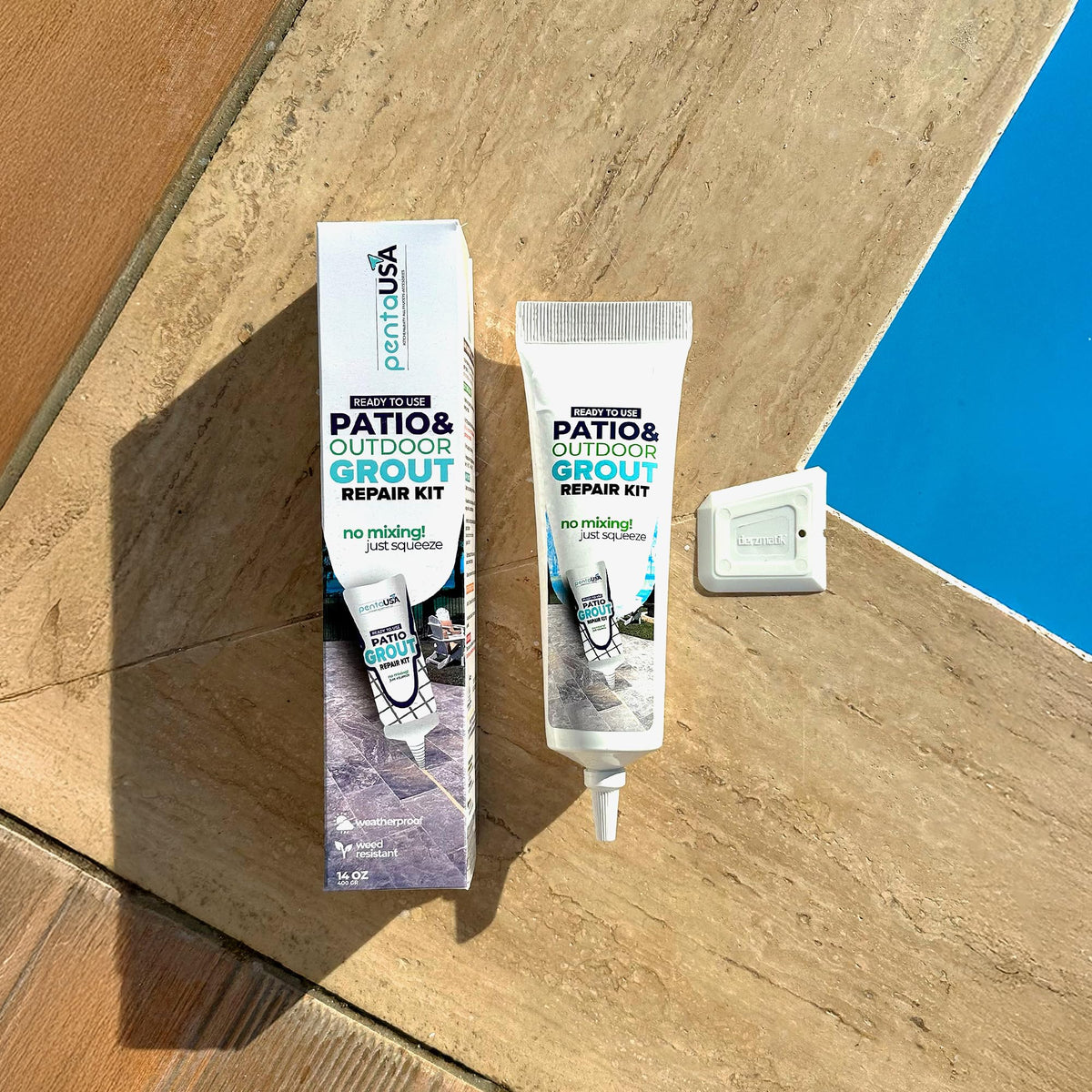 PentaUSA grout available in sizes and colors to fit repair and makeover projects.