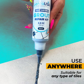 PentaUSA grout repair in shower wall for water-resistant, lasting look