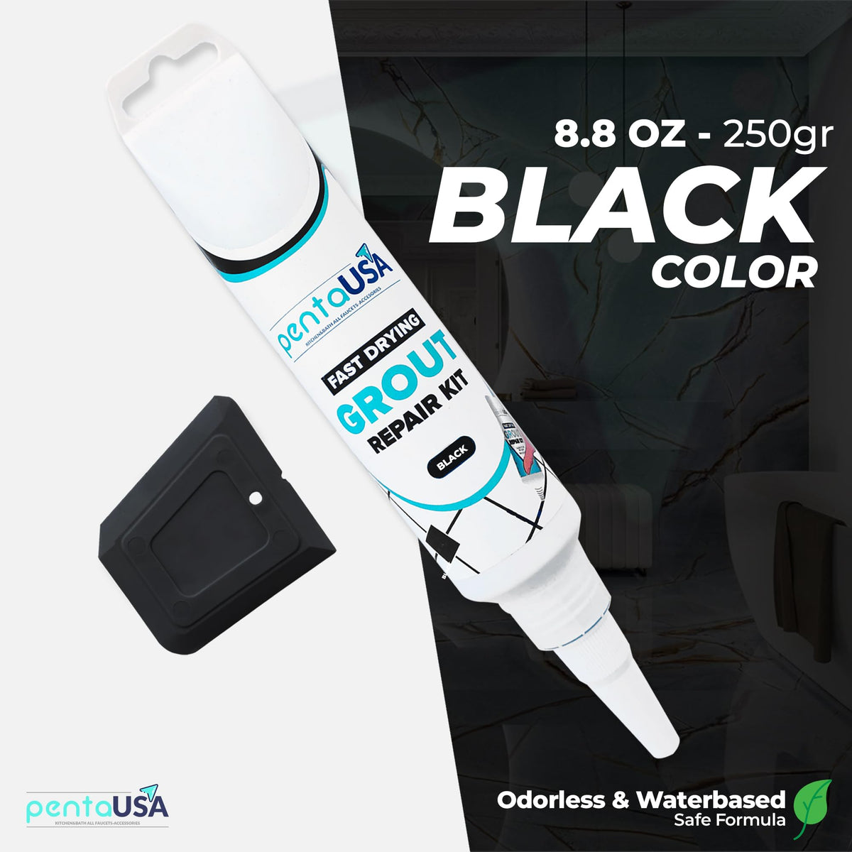 PentaUSA tile grout repair kit scraper spatula included for smooth finish