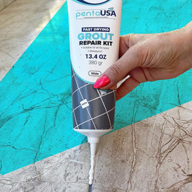 Included scraper tool ensures even grout line finish