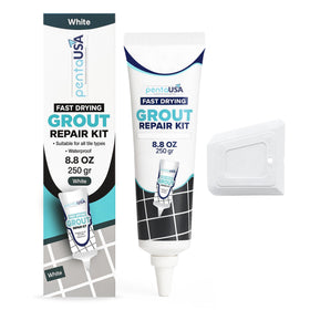 PentaUSA tile grout repair tube white for quick bathroom touch-ups