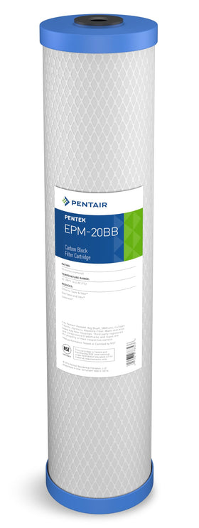 Pentek EPM-20BB cartridge exterior highlights durable construction for filtration